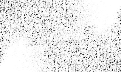 Small water drops texture vector. Rainy window overlay texture. Rain on glass background. Abstract halftone textured effect. Vector Illustration. EPS10.