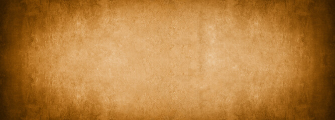 Abstract brown old aged vintage retro paper texture background banner panorama