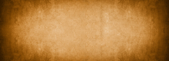 Abstract brown old aged vintage retro paper texture background banner panorama