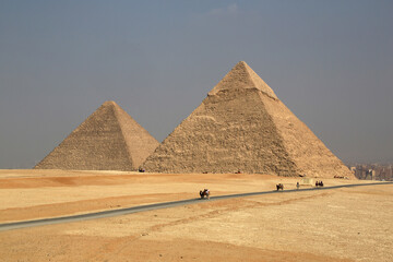 Fototapeta na wymiar Pyramiden in Ägypten / Kairo/Gizeh 