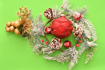 Colorful Christmas balls