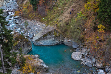 river in the mountains