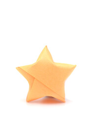 a lucky origami star