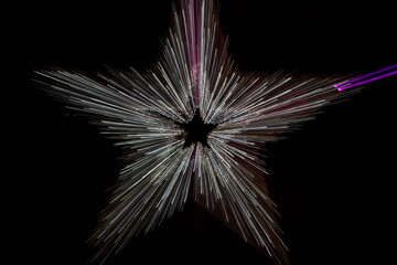 fractal background with stars