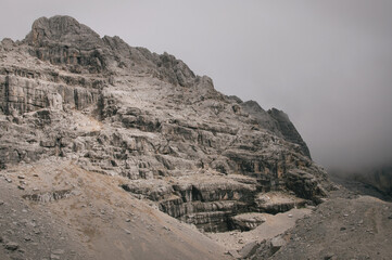Hiking in Dachstein mountains (Dachsteingebirge