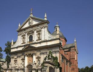 Fototapeta na wymiar Church of Peter and Paul in Krakow. Poland