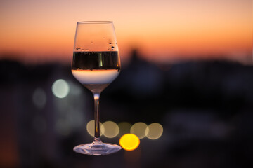 glass of wine