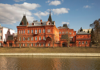 Old embankment in Oryol (Orel). Russia