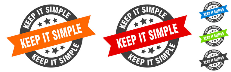 keep it simple stamp. keep it simple round ribbon sticker. tag