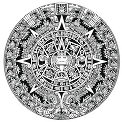 Calendario azteca - obrazy, fototapety, plakaty
