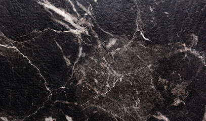 Fototapeta na wymiar Black marble texture background. Abstract grunge texture