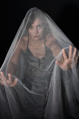 Femme victime de violences conjugales