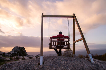 Swing with a view