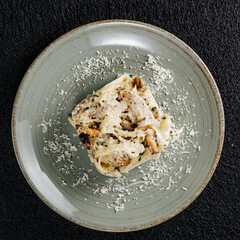 food, meal, dinner, meat, plate, sauce, pasta, cuisine, dish, chicken, rice, vegetable, gourmet, fried, lunch, fish, cheese, delicious, white, healthy, tasty, pork, traditional, restaurant, seafood