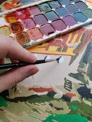 palette of colors
