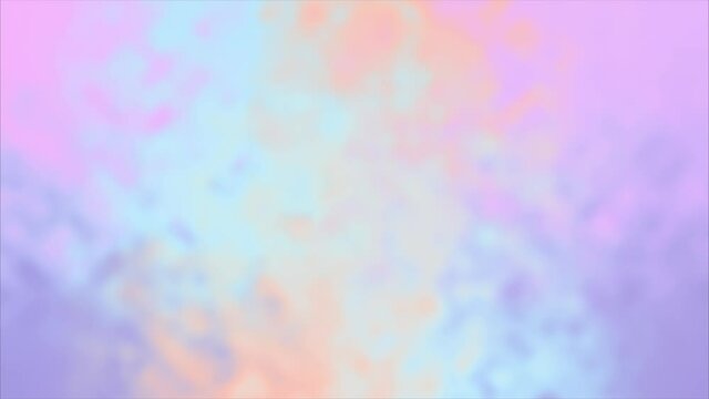 Pastel colors blurred radient with lights us background which moves quickly. Backdrop hologram minimal vibrant animation concept with copy space
