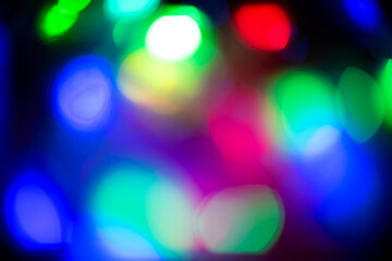 abstract background with lights, abstract Christmas lights, Christmas lights, bokeh lights colourful lighting in the dark