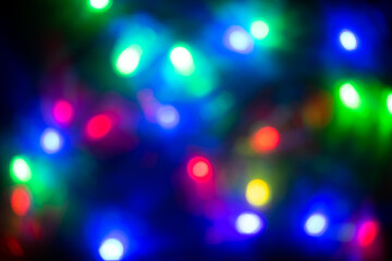abstract background with lights, abstract Christmas lights, Christmas lights, bokeh lights colourful lighting in the dark