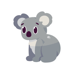 Fototapeta premium Isolated cartoon of a koala - Vector illustration
