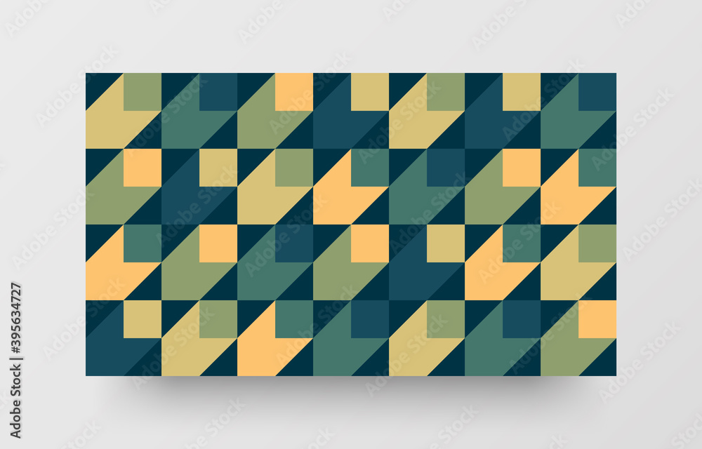 Wall mural abstract geometric vector pattern design. texture illustration background.