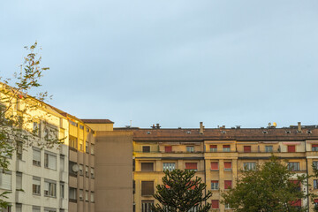 Buildings rooftops with sky
