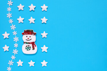 Creative Christmas and New Year concept