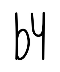 by word over white background