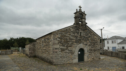 Fototapeta premium Iglesia de Tordea, Lugo, Galicia, España