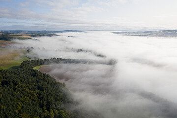 Obraz premium Cloud Inversion on Farmland 