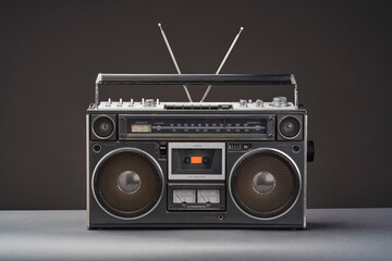 Old boombox radio
