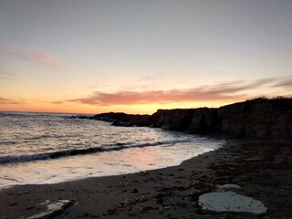 Fototapeta premium sunset on the beach