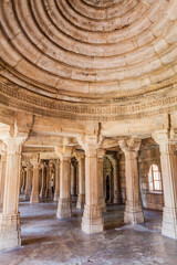 CHAMPANER, INDIA - FEBRUARY 8, 2017: Saher Ki Masjid mosque in Champaner historical city, Gujarat state, India