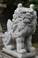 Fototapeta na wymiar stone lion statue