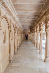 Archway in the City palace in Udaipur, Rajasthan state, India