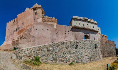 Fototapeta na wymiar Kumbhalgarh fortress, Rajasthan state, India