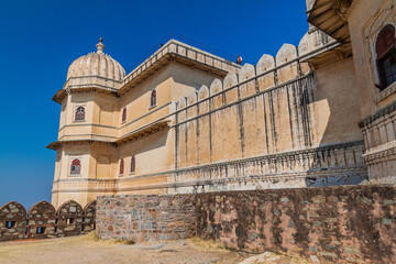 Fototapeta premium Badal Mahal palace at Kumbhalgarh fortress, Rajasthan state, India