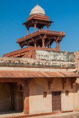 Panch Mahal palace in the ancient city Fatehpur Sikri, Uttar Pradesh state, India