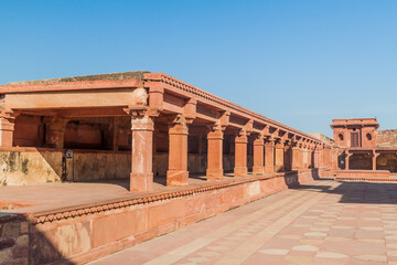 Archway in the ancient city Fatehpur Sikri, Uttar Pradesh state, India