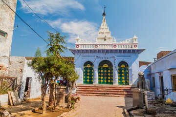 Small temple in Vrindavan, Uttar Pradesh state, India