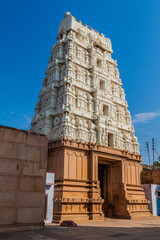Fototapeta na wymiar Rangaji temple in Vrindavan, Uttar Pradesh state, India