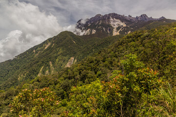 View of Mount Kinabalu, Sabah, Malaysia