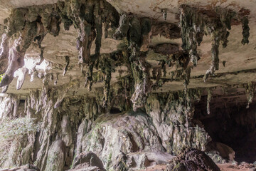 Interior of the Painted Cave in Niah National Park, Malaysia