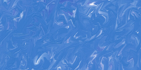 Blue aquarelle texture, cool winter paper background, abstract pattern. Watercolor, oil paint stains on the canvas. Illustration with acrylic blots on colored template. Gouache rough brush strokes.