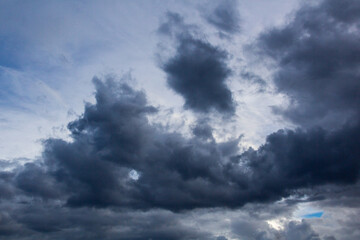 Fototapeta premium Dark clouds on the sky