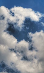 blue sky with clouds