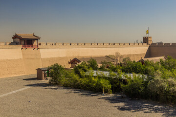Walls of Jiayuguan Fort, Gansu Province, China © Matyas Rehak