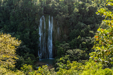 El Limon waterfall, Dominican Republic
