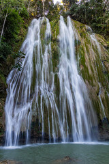 Obraz premium El Limon waterfall, Dominican Republic