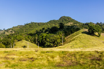 Landscape of central Dominican Republic