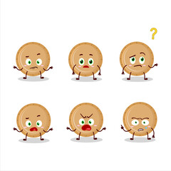 Cartoon character of plastic plate with what expression